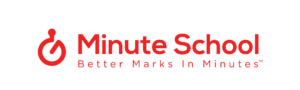 Red Minute School Logo. Text says Better Marks in Minutes.